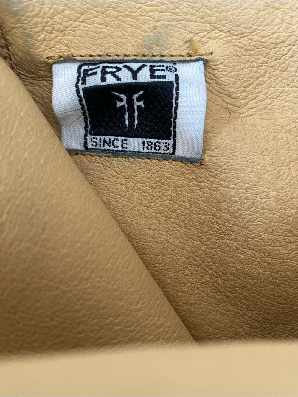 Frye size 10 Celia X stitch tall riding boots dark brown leather pull on - Picture 13 of 16